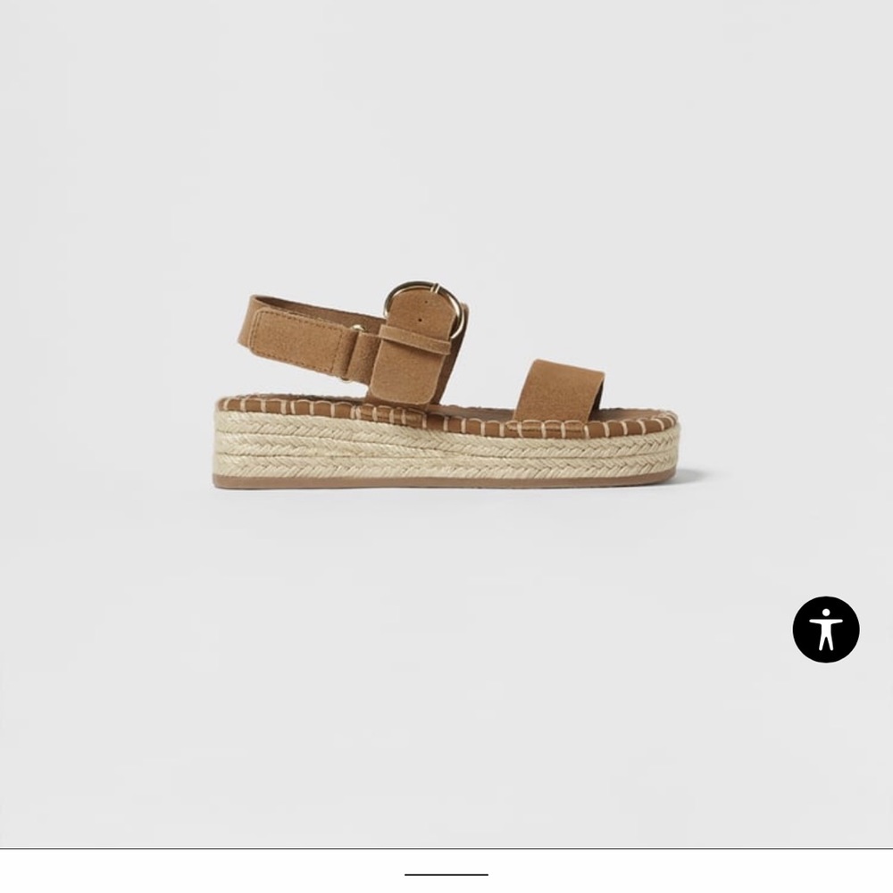 Zara sandals - Brand New with Tags.  Size 12